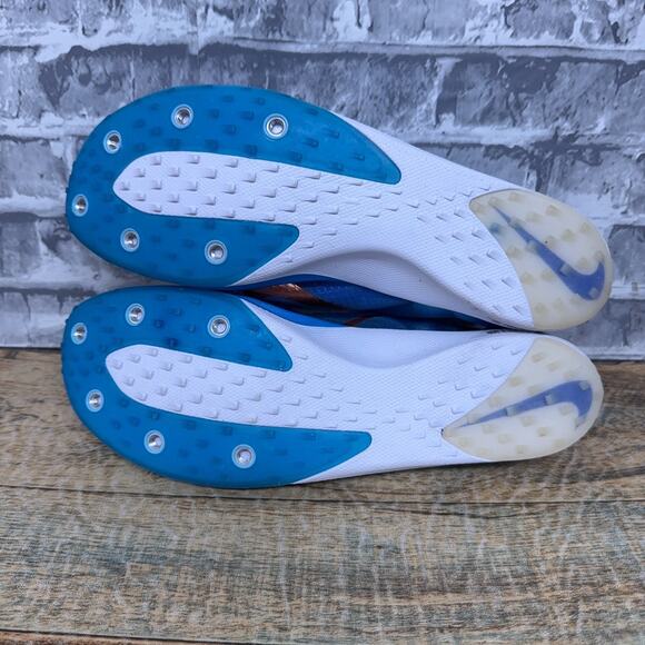 Nike Zoom Victory 5 XC Track Cross Spike Shoes Blue AJ0847-401 Mens Size 6 New - Picture 7 of 7